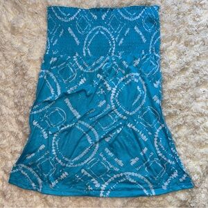 No Boundaries Tie-dye Strapless smock Summer Dress